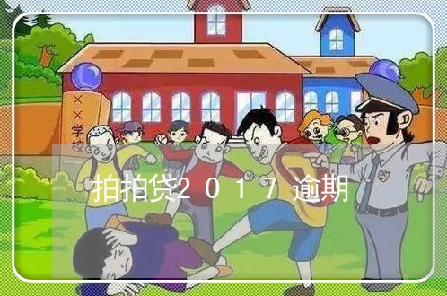 拍拍贷2017逾期/2023020416179