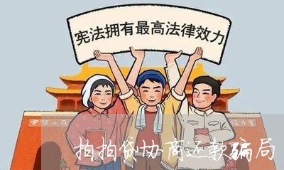 拍拍贷协商还款骗局/2023110769494