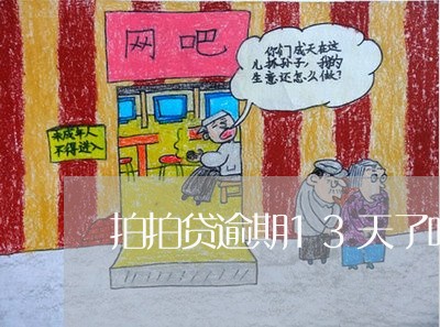 拍拍贷逾期13天了吗怎么还款 拍拍贷逾期13天了吗怎么还款