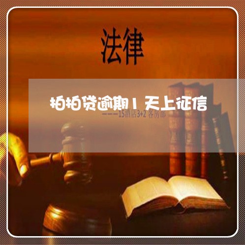 拍拍贷逾期1天上征信 拍拍贷逾期1天上征信