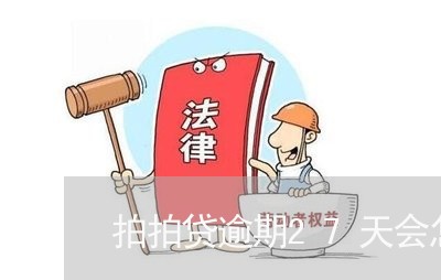 拍拍贷逾期27天会怎样
