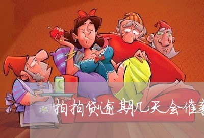 拍拍贷逾期几天会催款/2023031719502