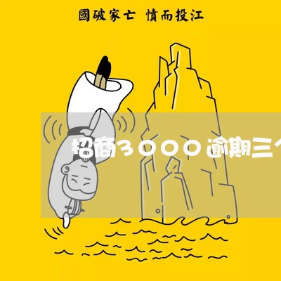招商3000逾期三个月 招商3000逾期三个月