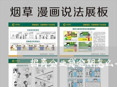 招商企业贷逾期怎么办信用卡/2023032479315