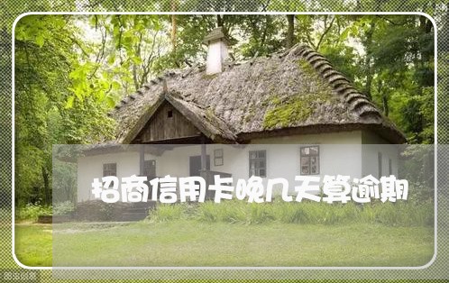 招商信用卡晚几天算逾期/2023021537681 招商信用卡晚几天算逾期/2023021537681