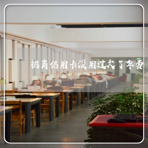 招商信用卡没用过欠了年费 招商信用卡没用过欠了年费