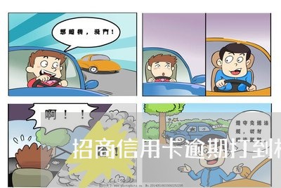 招商信用卡逾期打到村里了