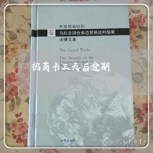 招商卡三天后逾期