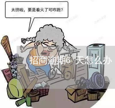 招商逾期6天怎么办