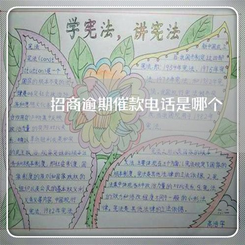 招商逾期催款电话是哪个