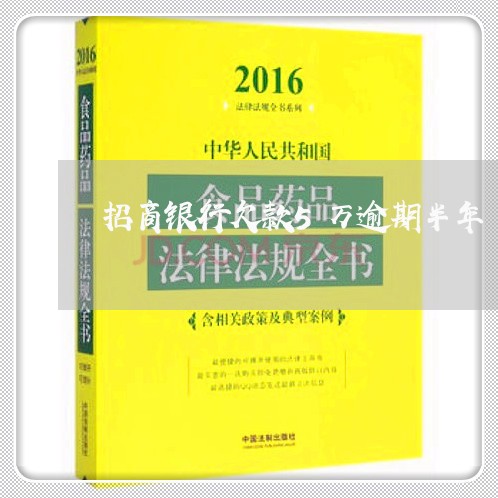 招商银行欠款5万逾期半年/2023103139482