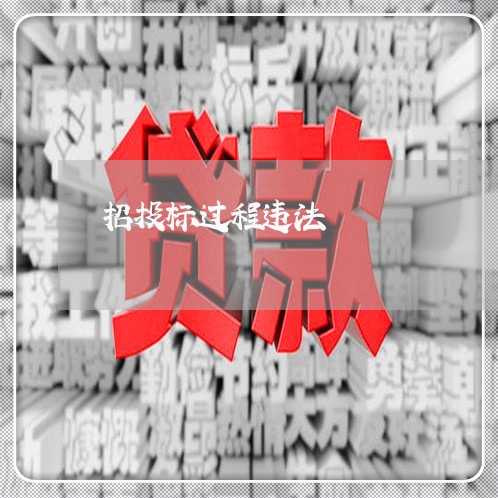 招投标过程违法
