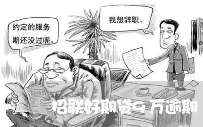 招联好期贷9万逾期