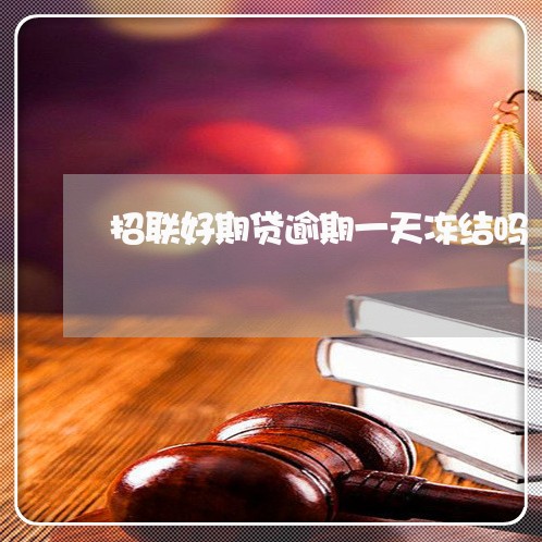 招联好期贷逾期一天冻结吗 招联好期贷逾期一天冻结吗