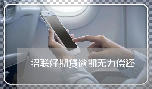 招联好期贷逾期无力偿还