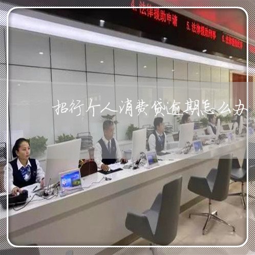 招行个人消费贷逾期怎么办 招行个人消费贷逾期怎么办