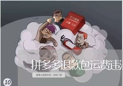 拼多多退款包运费违法事件
