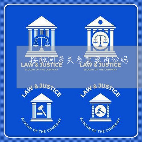 接触同居关系需要诉讼吗