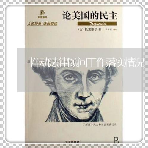 推动法律顾问工作落实情况/2023061969573