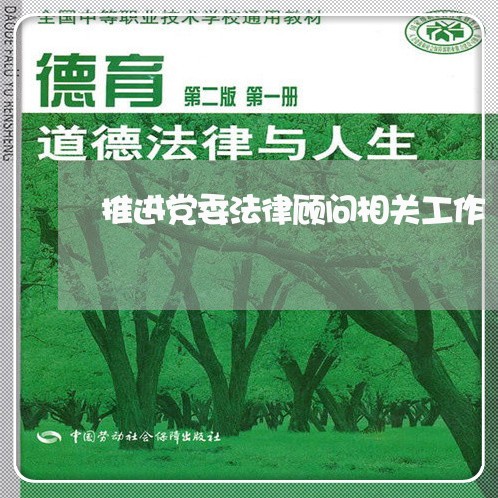 推进党委法律顾问相关工作 推进党委法律顾问相关工作