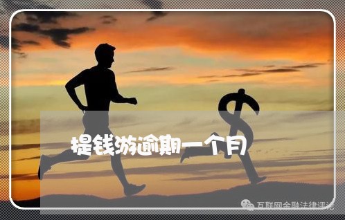 提钱游逾期一个月