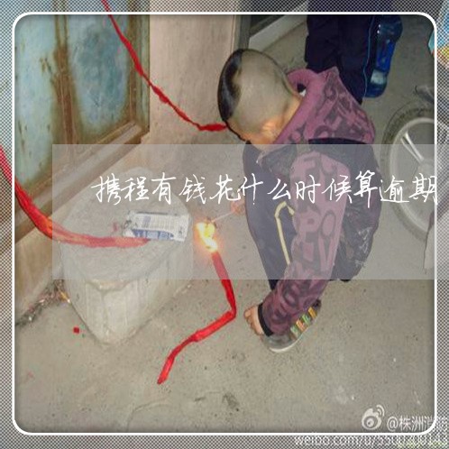 携程有钱花什么时候算逾期/2023021530581