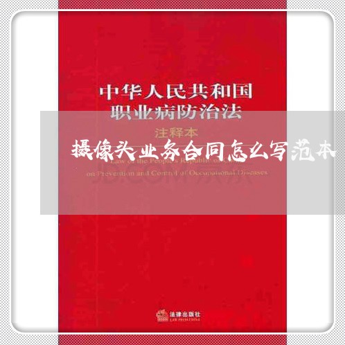 摄像头业务合同怎么写范本/2023041496158 摄像头业务合同怎么写范本/2023041496158