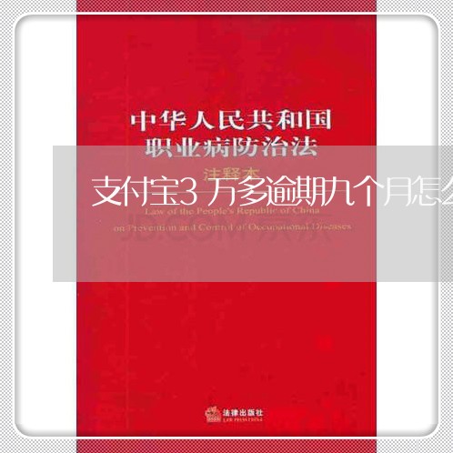 支付宝3万多逾期九个月怎么办 支付宝3万多逾期九个月怎么办