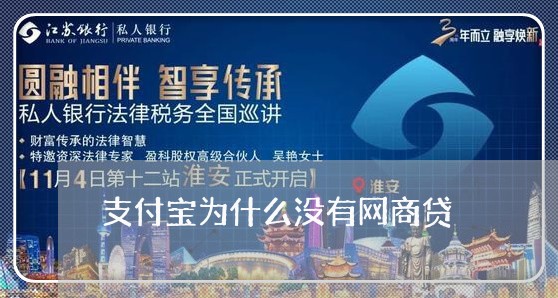 支付宝为什么没有网商贷/2023092860502