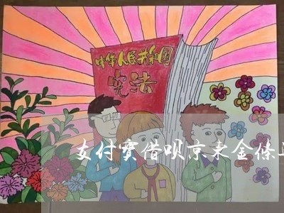 支付宝借呗京东金条逾期会怎么样/2023013008361