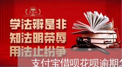 支付宝借呗花呗逾期怎么算/2023022432738