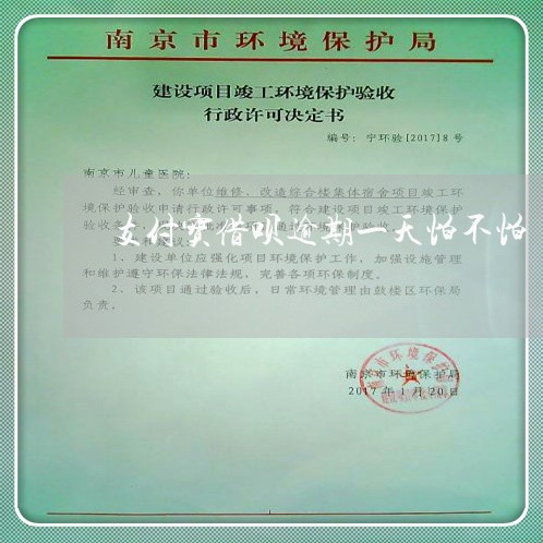 支付宝借呗逾期一天怕不怕/2023030196269 支付宝借呗逾期一天怕不怕/2023030196269