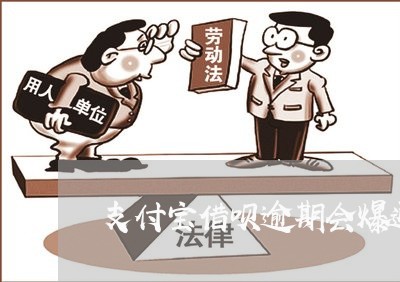 支付宝借呗逾期会爆通讯吗/2023012701604