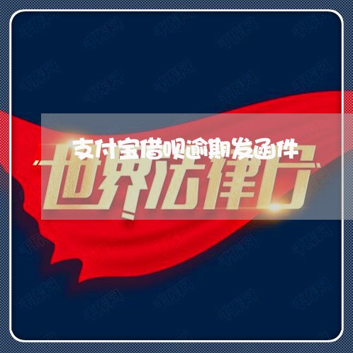 支付宝借呗逾期发函件/2023012103835