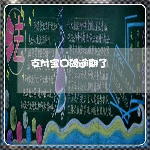 支付宝口碑逾期了 支付宝口碑逾期了