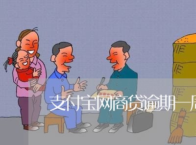 支付宝网商贷逾期一周/2023013034946