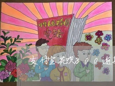 支付宝花呗800逾期图片/2023020848183