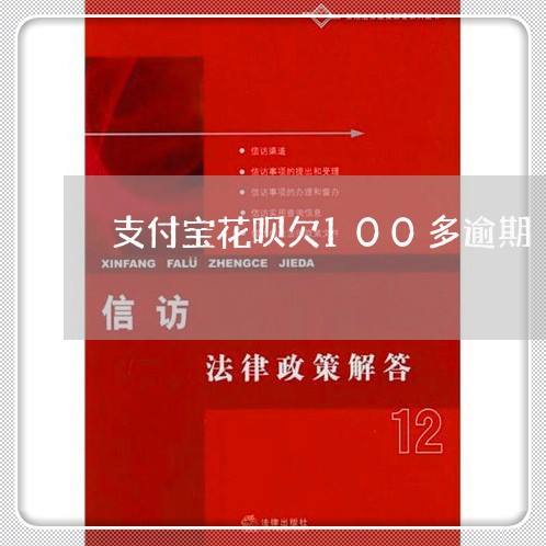 支付宝花呗欠100多逾期/2023020911417