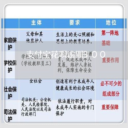 支付宝花呗逾期300/2023100706037