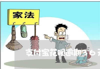 支付宝花呗逾期36天怎么算/2023022405051 支付宝花呗逾期36天怎么算/2023022405051