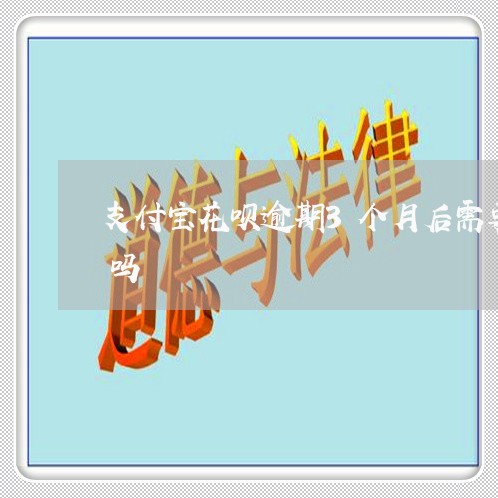 支付宝花呗逾期3个月后需要到杭州去还款吗
