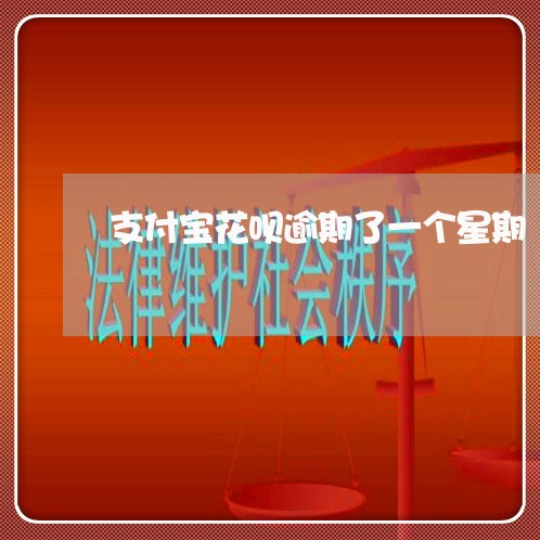 支付宝花呗逾期了一个星期/2023030172616 支付宝花呗逾期了一个星期/2023030172616