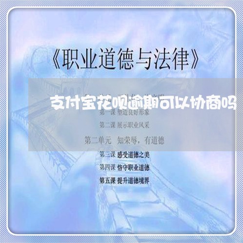 支付宝花呗逾期可以协商吗/2023020708029