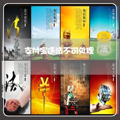 支付宝违法不可处理 支付宝违法不可处理