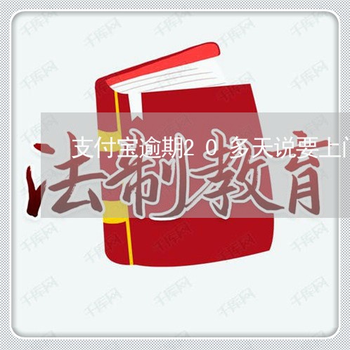 支付宝逾期20多天说要上门