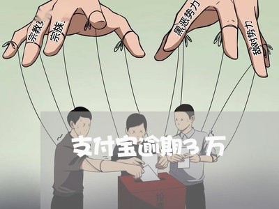 支付宝逾期3万 支付宝逾期3万
