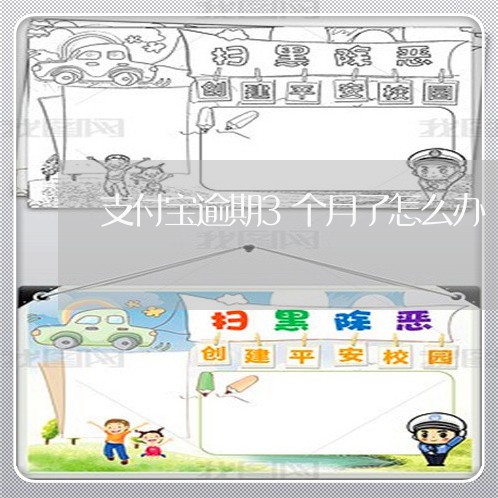 支付宝逾期3个月了怎么办