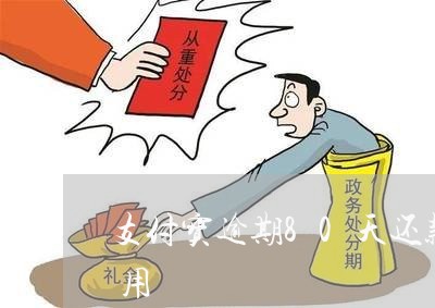 支付宝逾期80天还款后花呗多久才可以使用