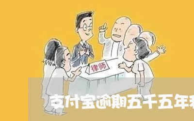 支付宝逾期五千五年利息多少