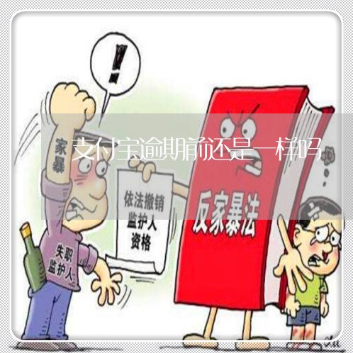 支付宝逾期前还是一样吗